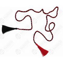 Adressinauha PUNAMUSTA A4 adressille. Pituus 870mm tupsuineen. (50 kpl / ps)